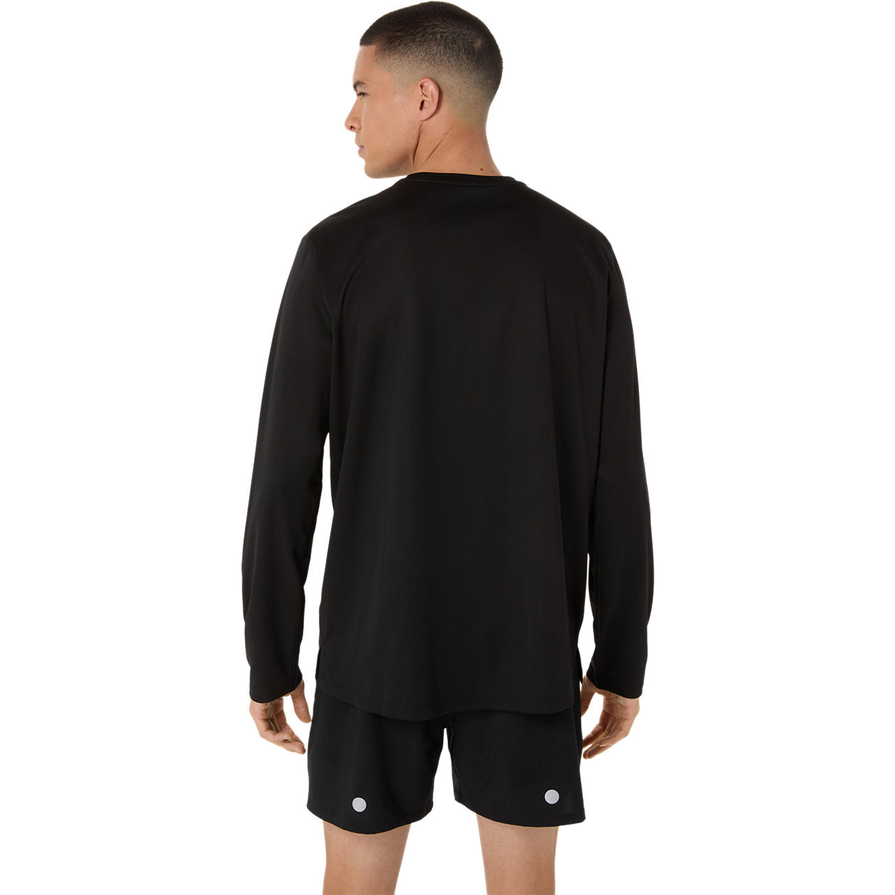 Imagen 2 del producto Polera ASICS Fujitrail Logo LS Top Manga Larga - Masculino - Negro
