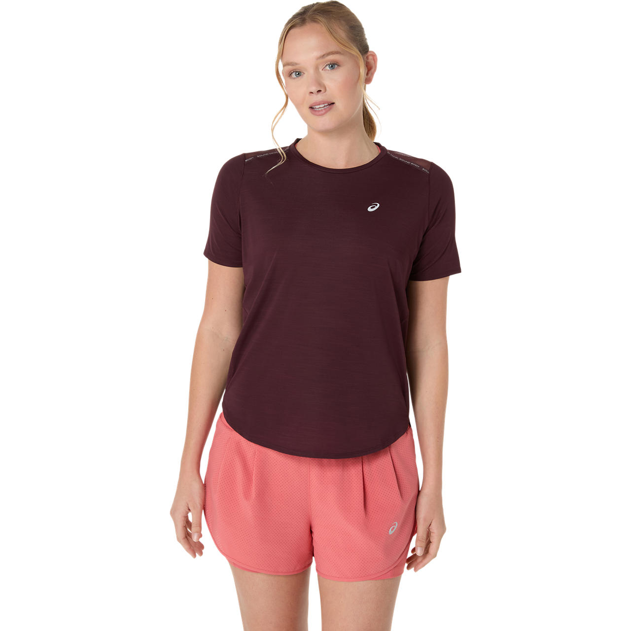 Imagen 1 del producto Polera ASICS Road SS Top Manga Corta - Femenino - Rojo