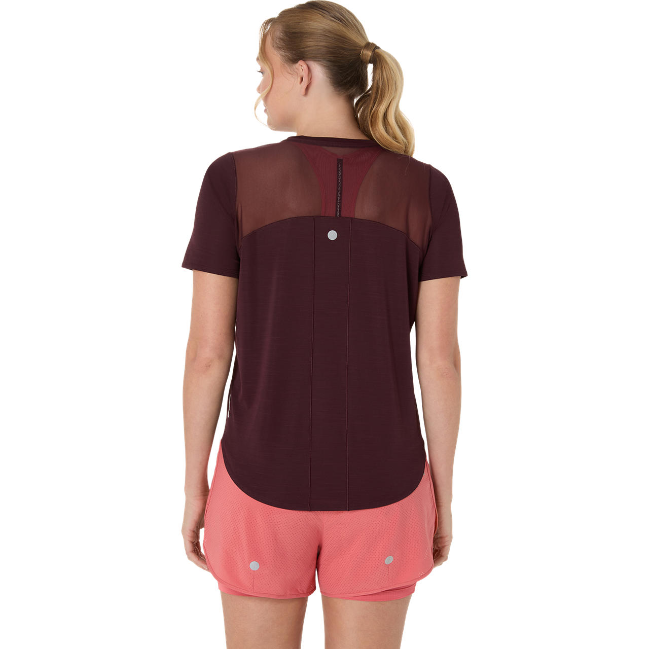 Imagen 2 del producto Polera ASICS Road SS Top Manga Corta - Femenino - Rojo