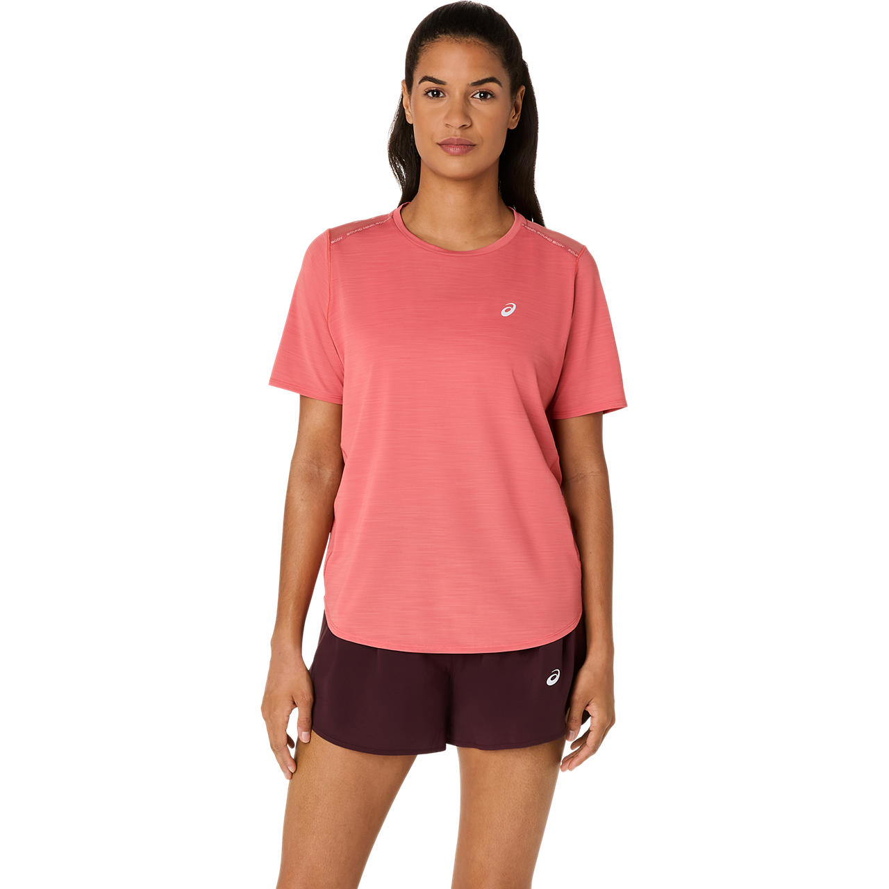 Imagen 1 del producto Polera ASICS Road SS Top Manga Corta - Femenino - Rosado