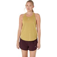 Polera ASICS Road Tank Sin Mangas - Femenino - Amarillo