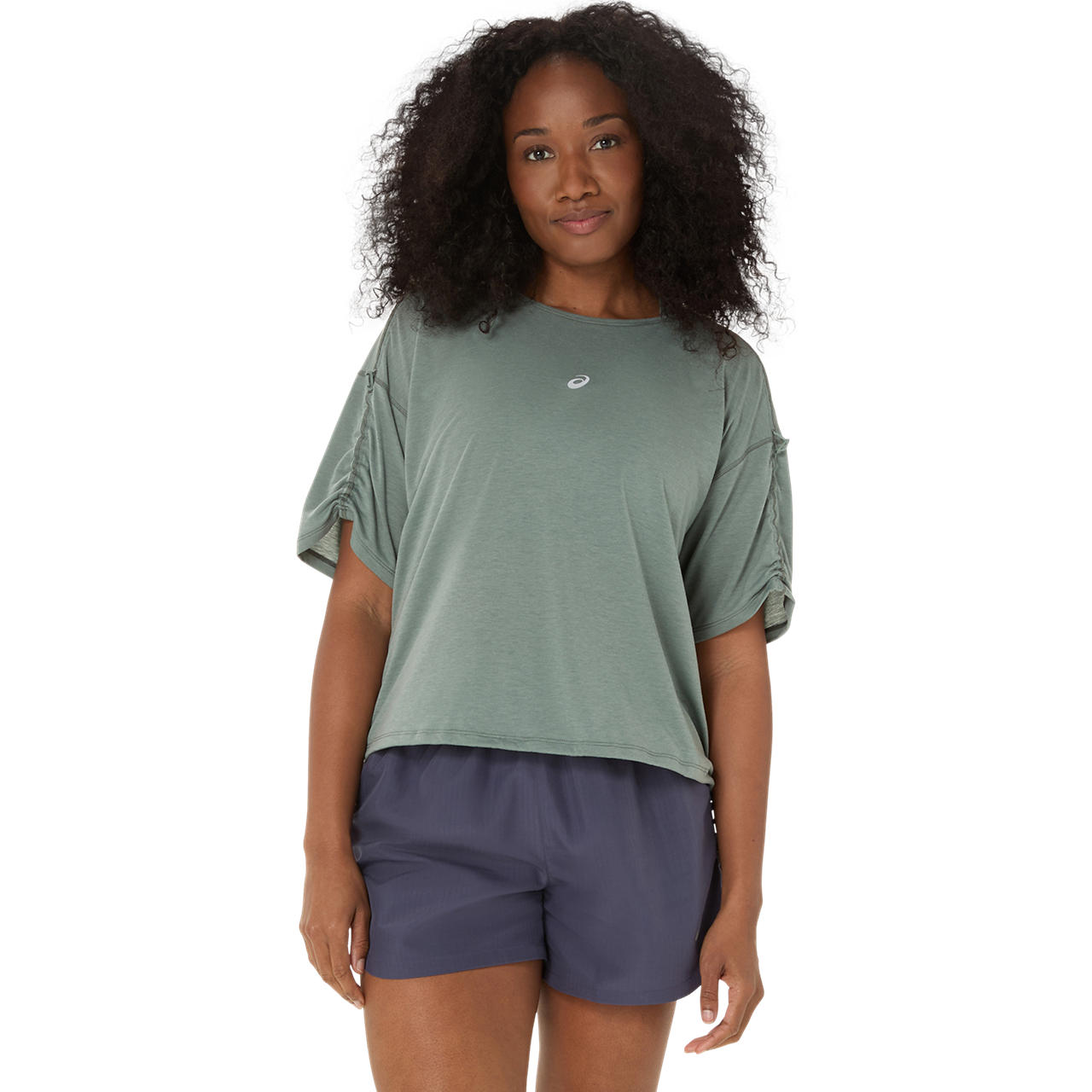 Imagen 1 del producto Polera ASICS Nagino Run Adjustable SS Top Manga Corta - Femenino - Verde