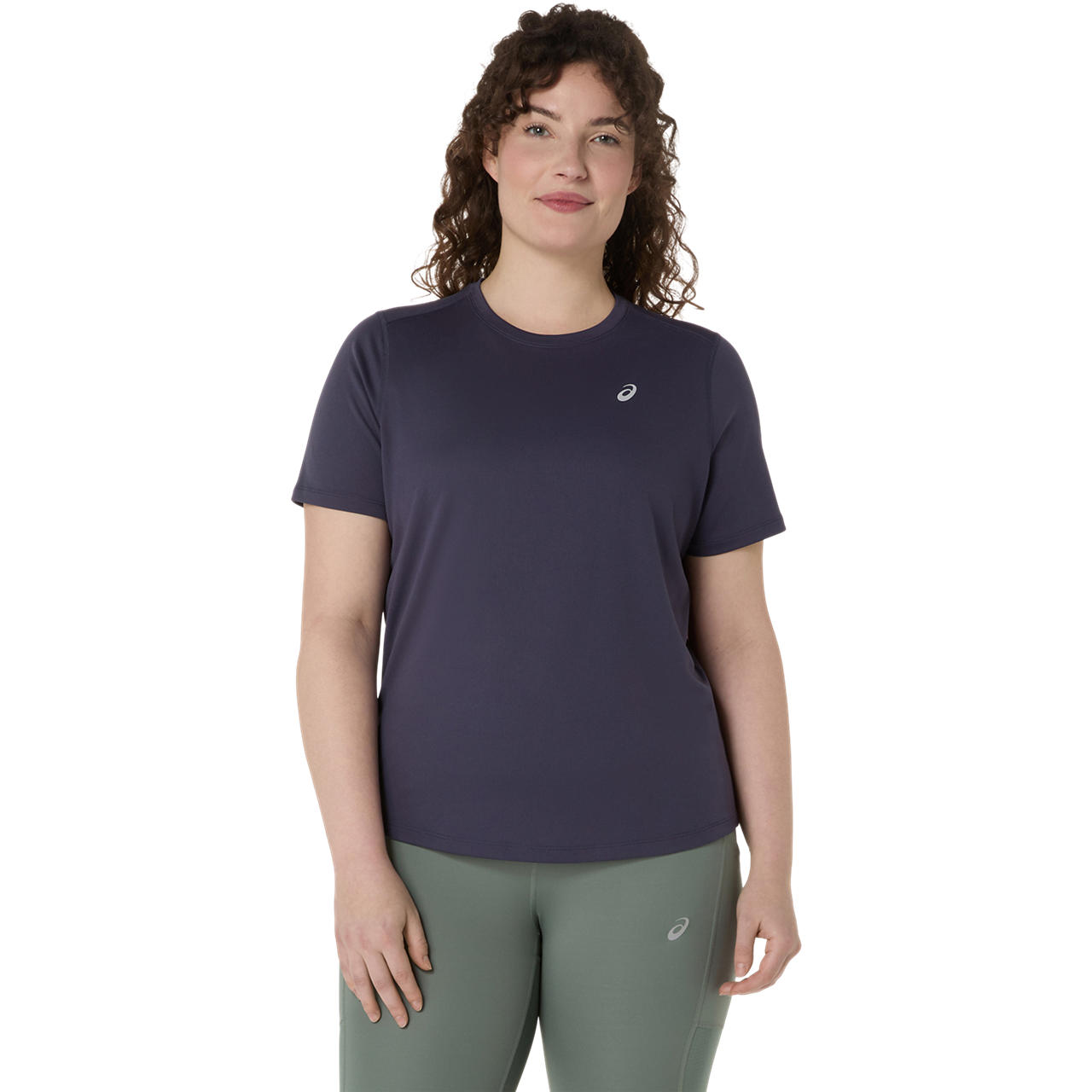 Imagen 1 del producto Polera ASICS Asics Silver SS Top Manga Corta - Femenino - Azul
