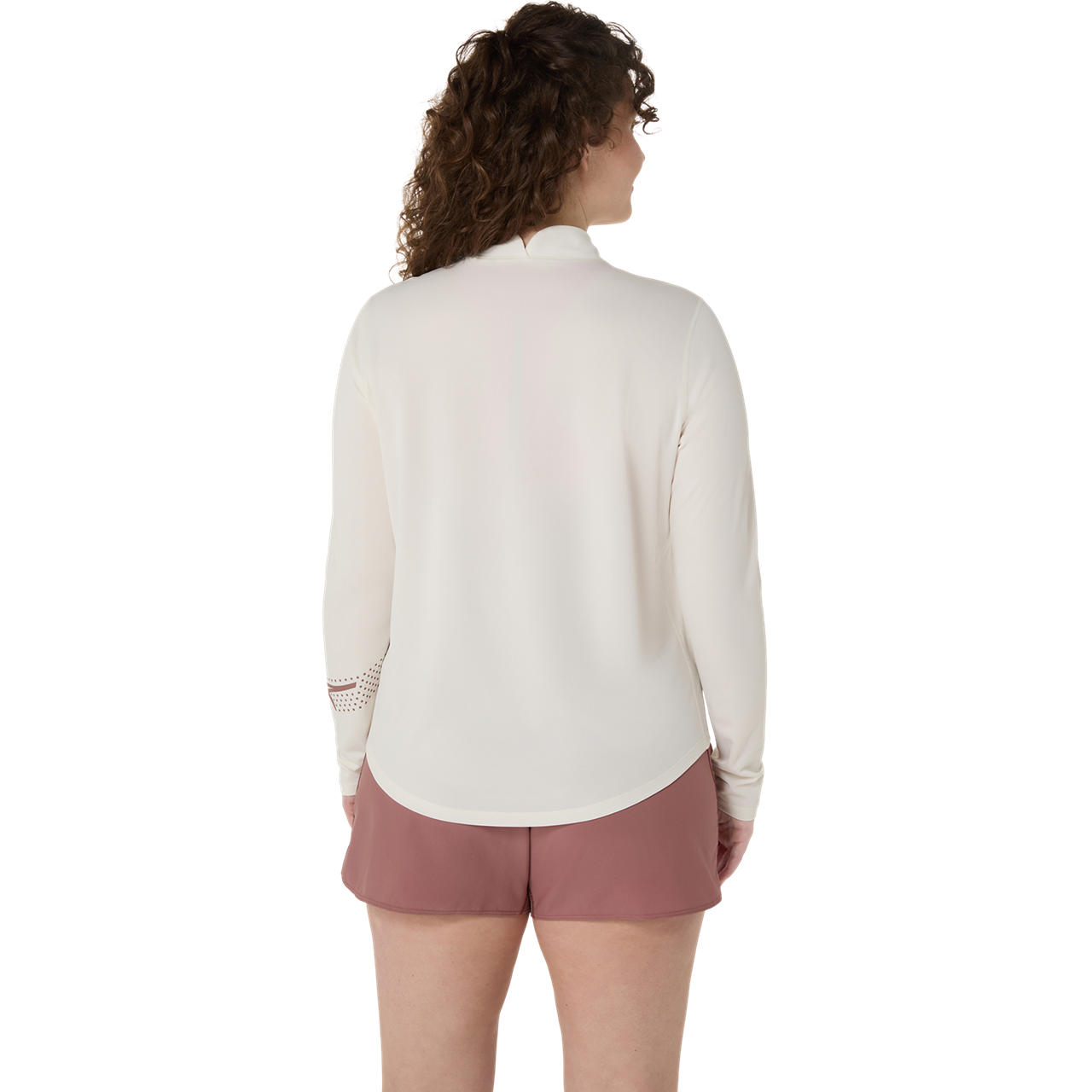 Imagen 2 del producto Polera ASICS Asics Icon 1/2 Zip LS Top Manga Larga - Femenino - Blanco