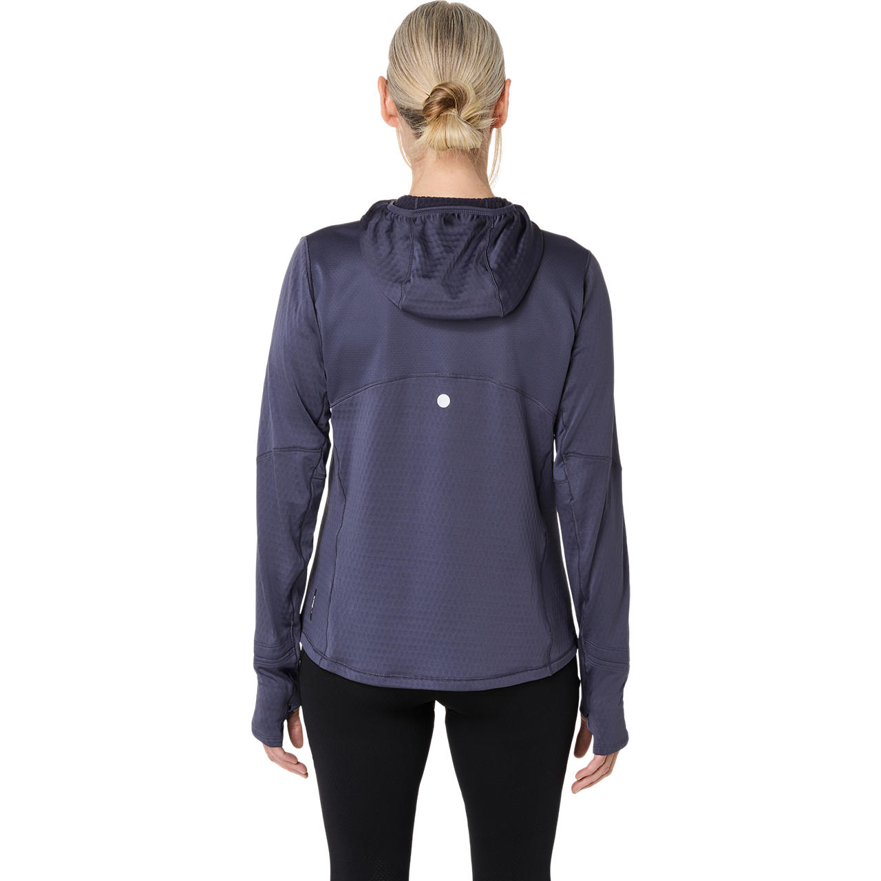 Imagen 2 del producto Polera ASICS Road Winter LS Hoodie Manga Larga - Femenino - Azul