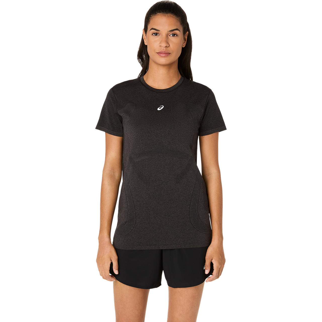 Imagen 1 del producto Polera ASICS Road Seamless SS Top Manga Corta - Femenino - Negro