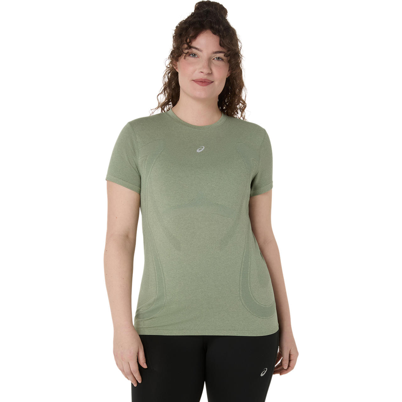 Imagen 1 del producto Polera ASICS Road Seamless SS Top Manga Corta - Femenino - Verde