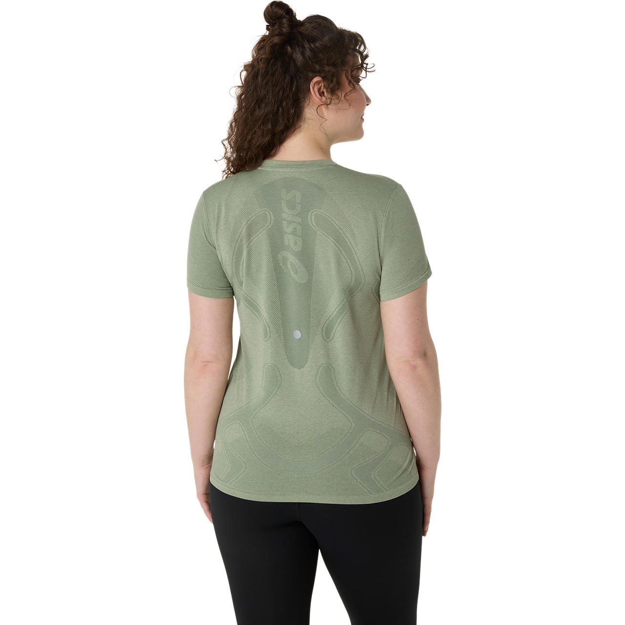 Imagen 2 del producto Polera ASICS Road Seamless SS Top Manga Corta - Femenino - Verde