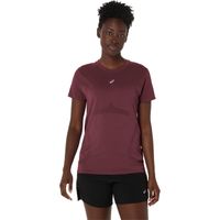 Polera ASICS Road Seamless SS Top Manga Corta - Femenino - Morado