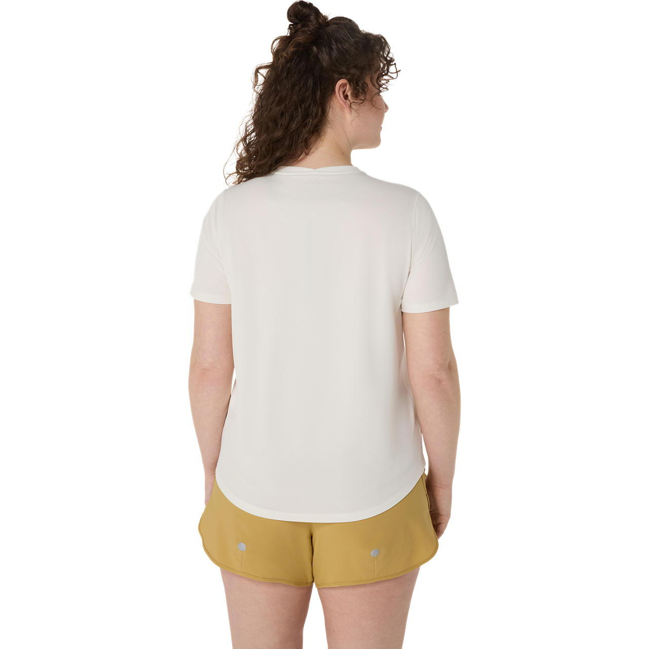 Imagen 2 del producto Polera ASICS Fujitrail Logo SS Top Manga Corta - Femenino - Blanco