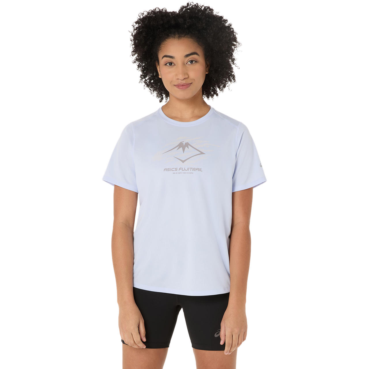 Imagen 1 del producto Polera ASICS Fujitrail Logo SS Top Manga Corta - Femenino - Celeste