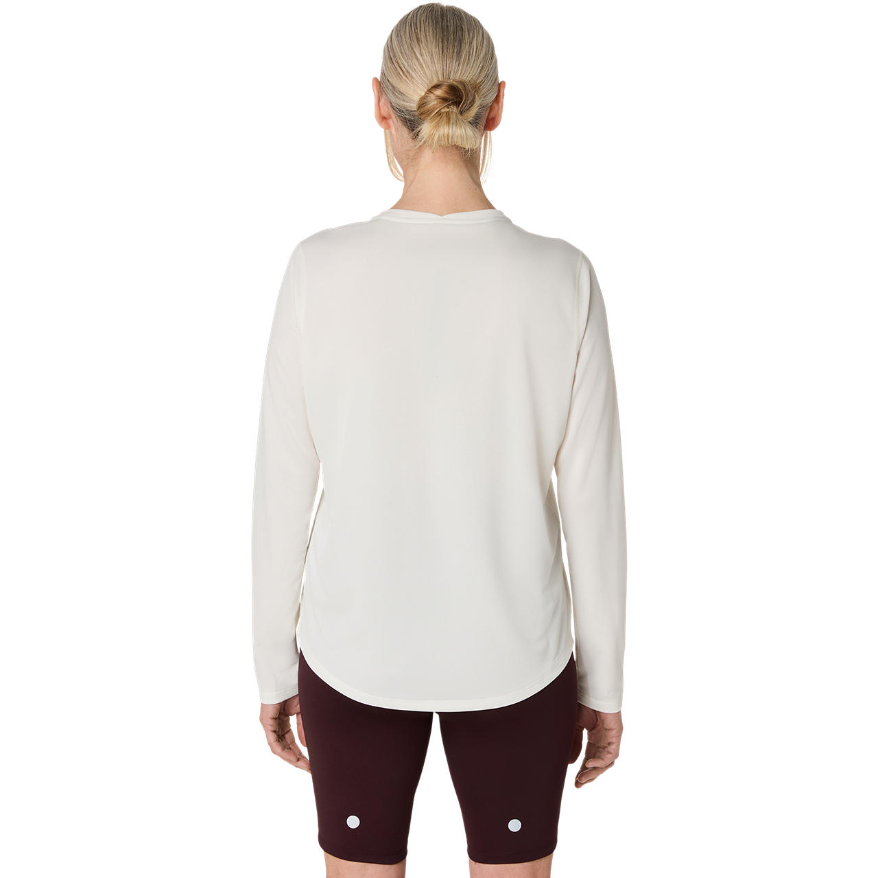 Imagen 2 del producto Polera ASICS Fujitrail Logo LS Top Manga Larga - Femenino - Blanco