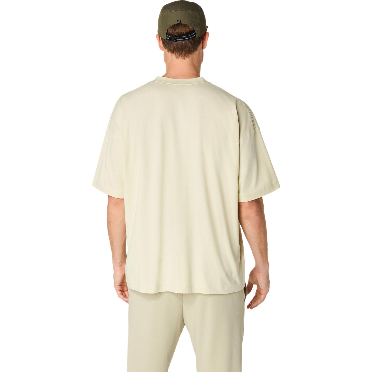 Imagen 2 del producto Polera ASICS Asics Spiral Relaxed Fit Embroidery Tee Manga Corta - Masculino - Beige