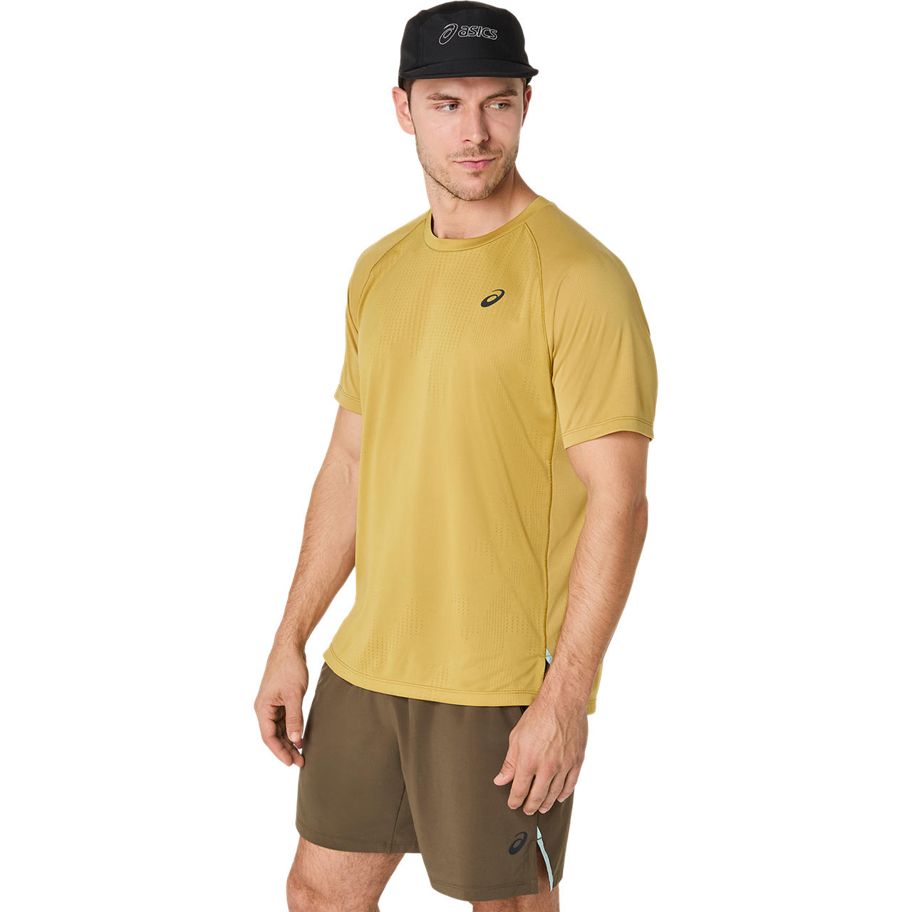 Imagen 1 del producto Polera ASICS Actibreeze Jacquard SS Top Manga Corta - Masculino - Amarillo