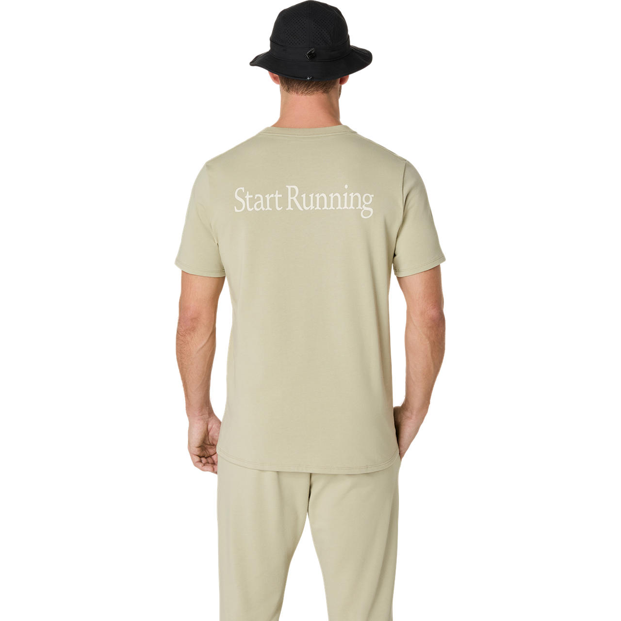 Imagen 2 del producto Polera ASICS Heavy Weight Knit Graphic Tee Manga Corta - Masculino - Beige