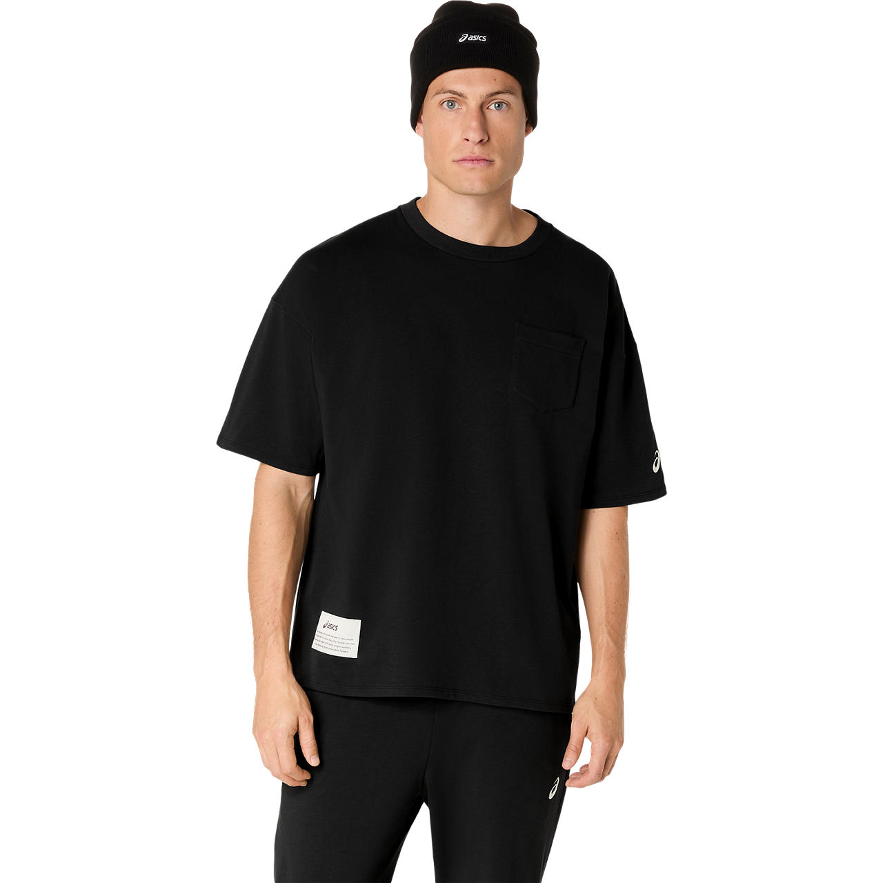 Imagen 1 del producto Polera ASICS Heavy Weight Relaxed Pocket Tee Manga Corta - Masculino - Negro