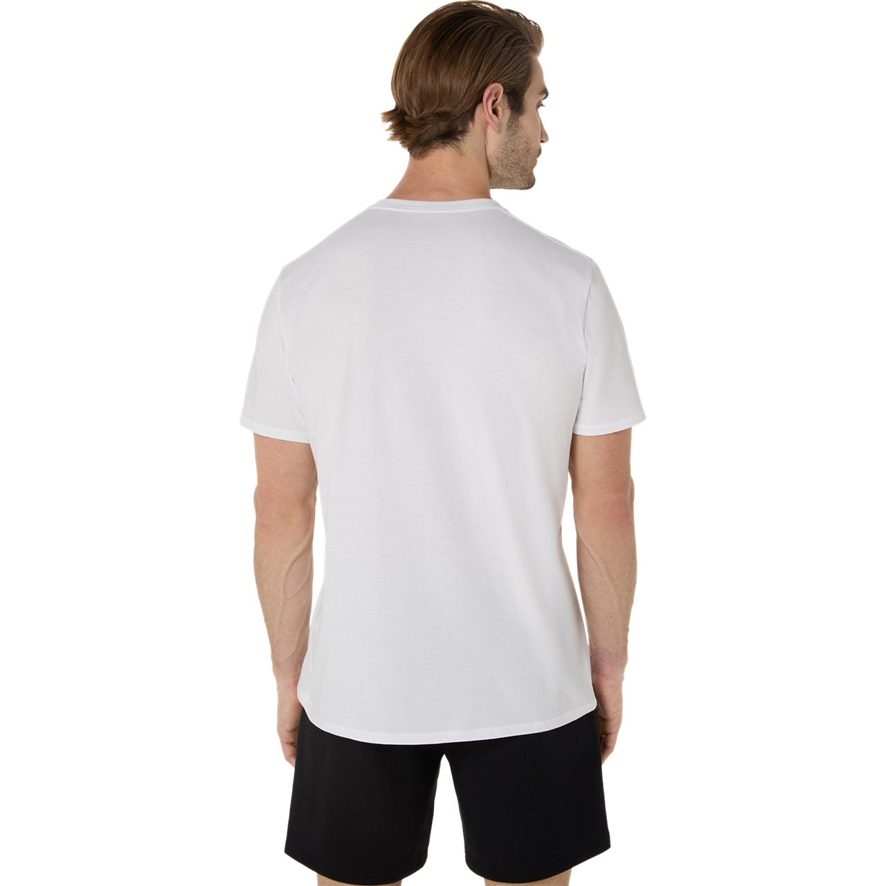 Imagen 2 del producto Polera ASICS Spiral Logo Graphic Cotton Blend Tee Manga Corta - Masculino - Blanco