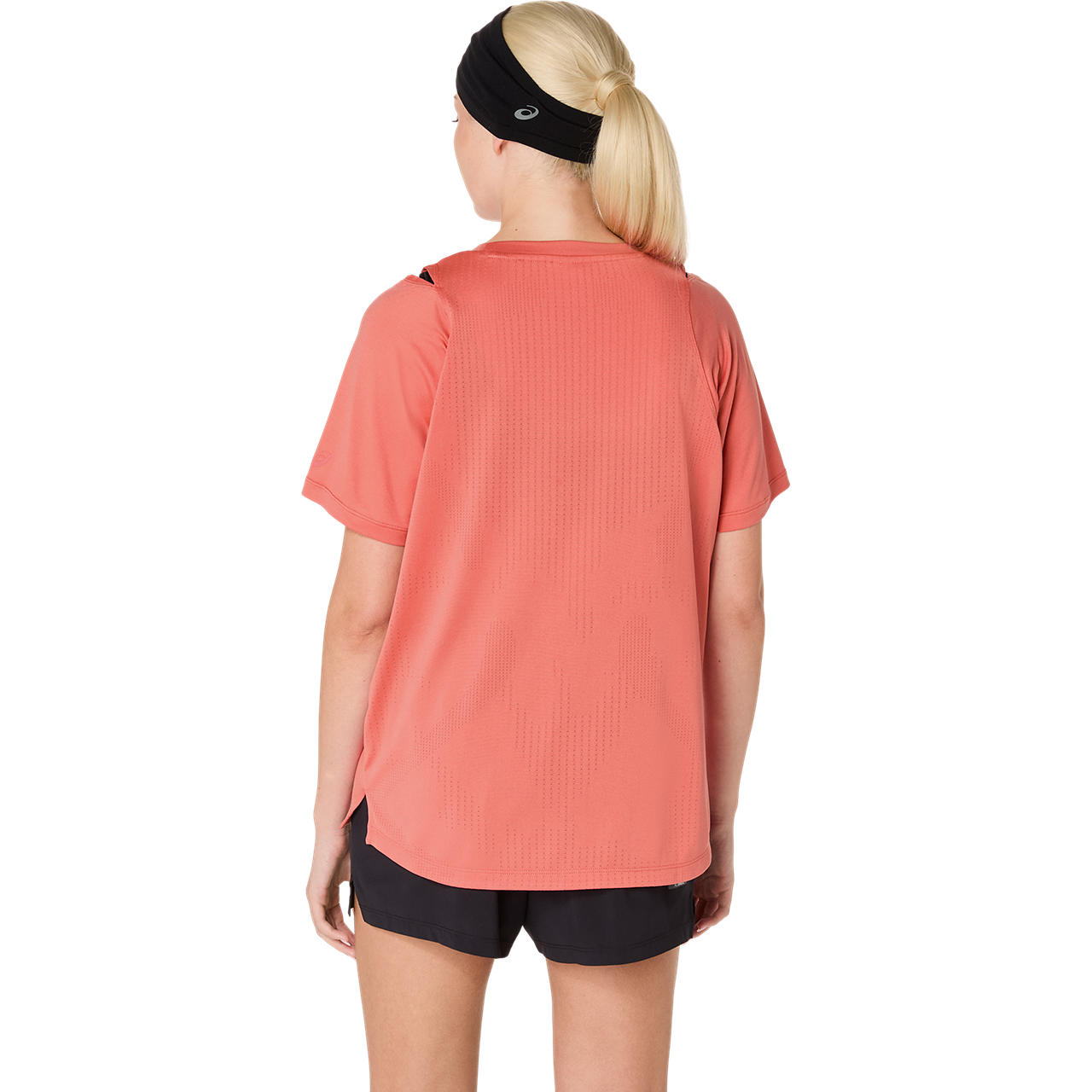 Imagen 2 del producto Polera ASICS Actibreeze Jacquard Short Sleeve Top Manga Corta - Femenino - Rosado