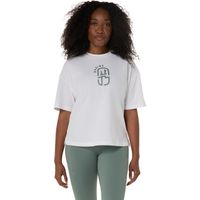 Polera ASICS Nagino Relaxed Graphic Tee Manga Corta - Femenino - Blanco