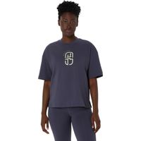 Polera ASICS Nagino Relaxed Graphic Tee Manga Corta - Femenino - Azul