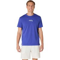 Polera ASICS Game Seasonal Graphic Tee Manga Corta - Masculino - Azul