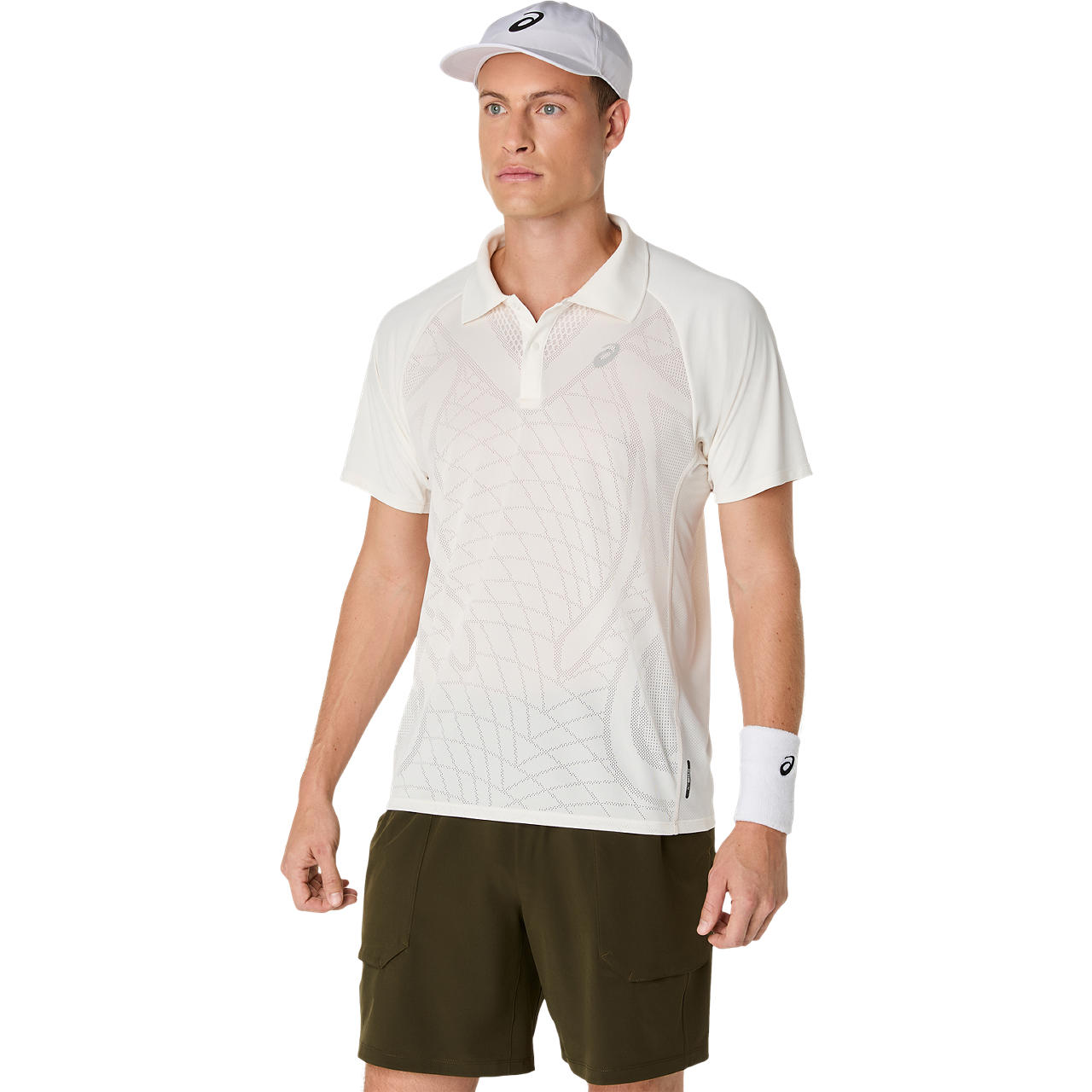 Imagen 1 del producto Polera ASICS Match Actibreeze Polo-Shirt Manga Corta - Masculino - Blanco
