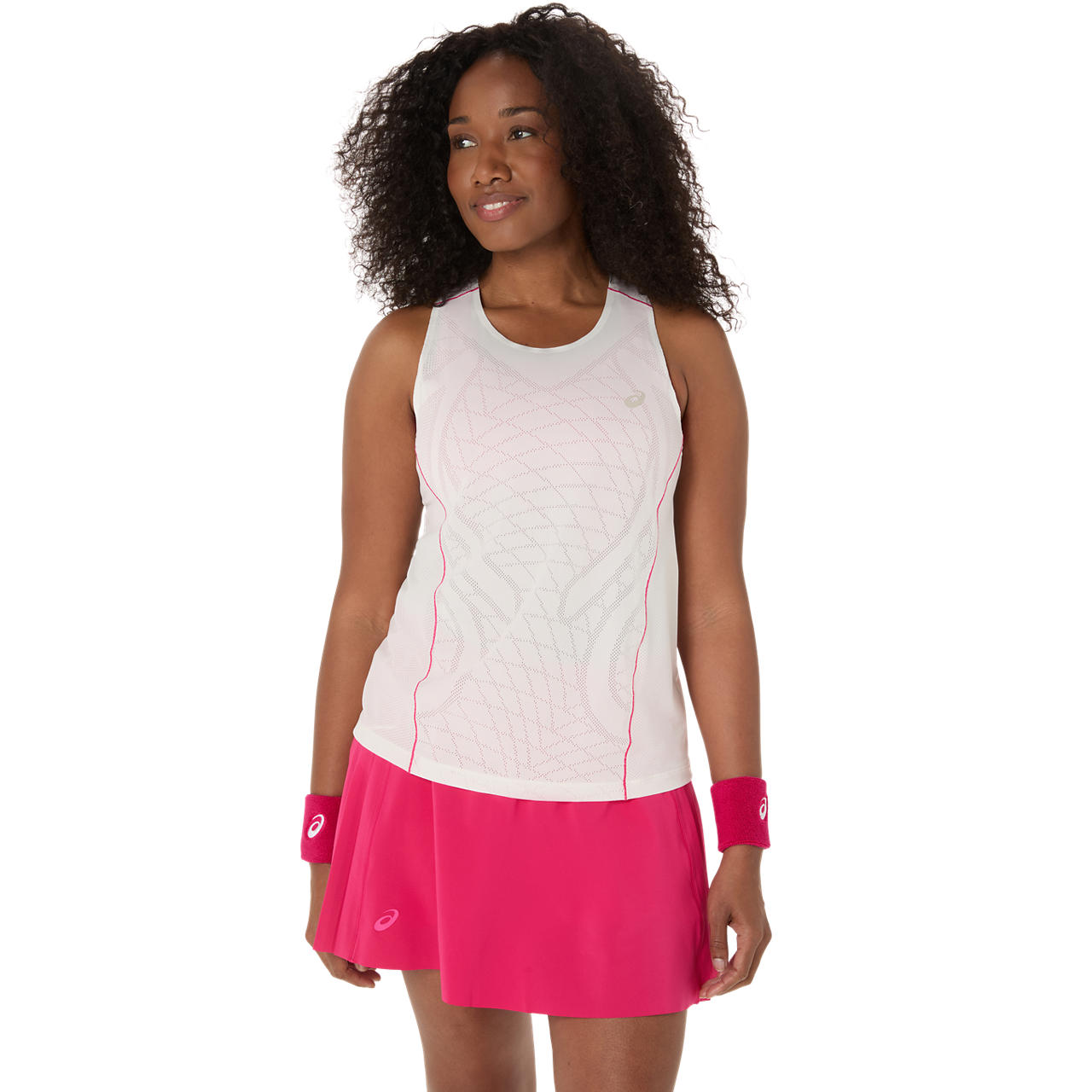 Imagen 1 del producto Polera ASICS Match Actibreeze Tank Sin Mangas - Femenino - Blanco