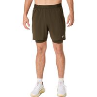 Short ASICS Road 2-N-1 7In Short - Masculino - Café