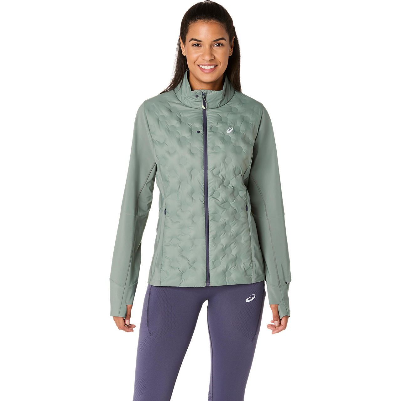 Imagen 1 del producto Chaqueta ASICS Road Winter Jacket - Femenino - Verde