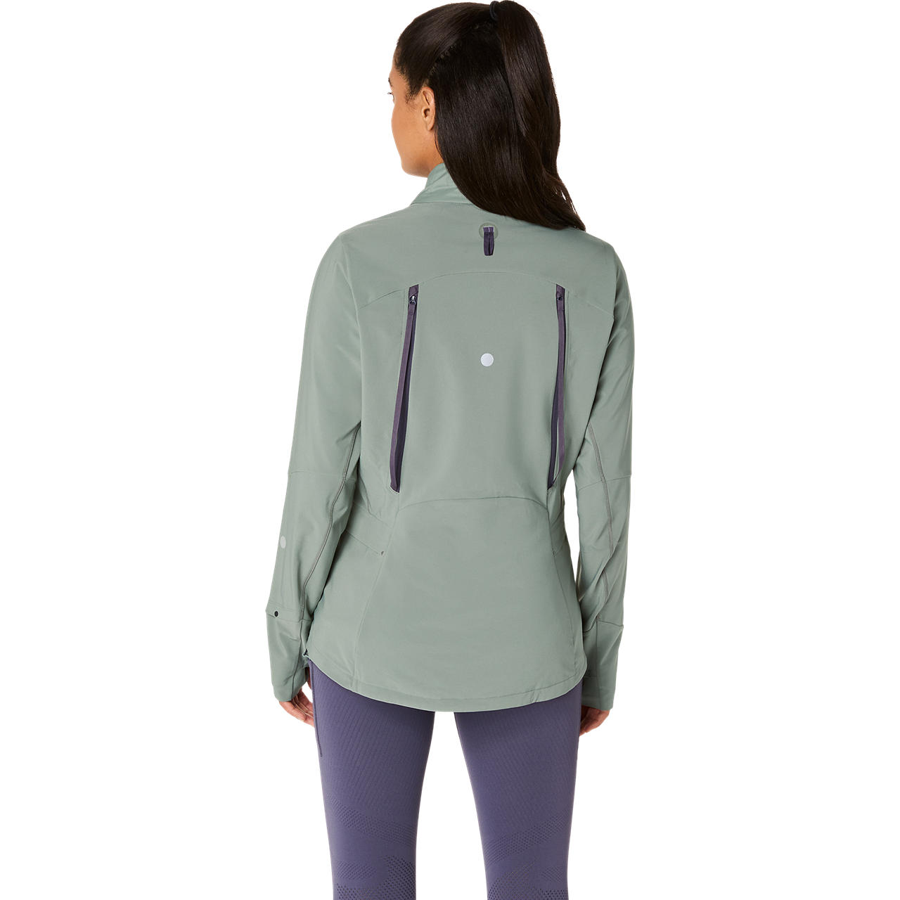 Imagen 2 del producto Chaqueta ASICS Road Winter Jacket - Femenino - Verde