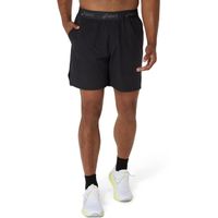 Short ASICS Double Weave 7In Short - Masculino - Negro