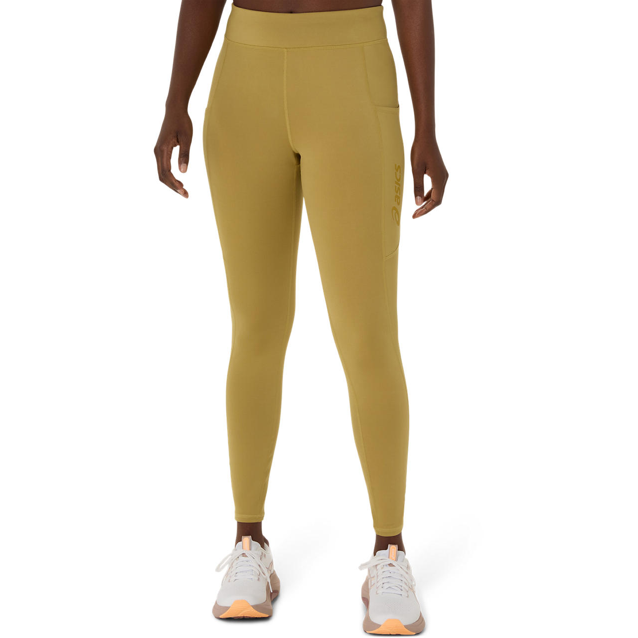 Imagen 1 del producto Calza ASICS Training Core Asics Logo Tight - Femenino - Amarillo