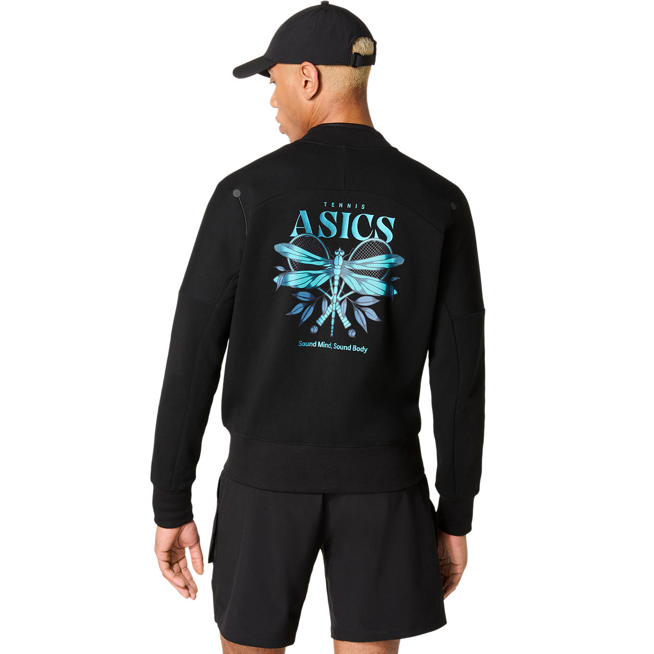 Imagen 2 del producto Chaqueta ASICS Match Jacket Night Energy - Masculino - Negro