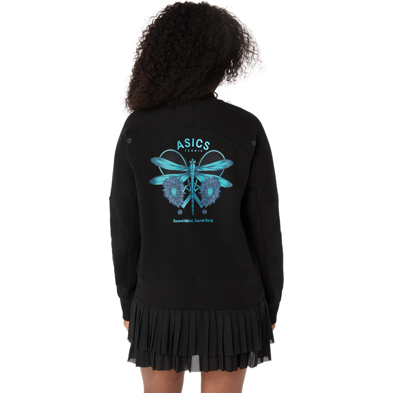 Imagen 2 del producto Chaqueta ASICS Match Jacket Night Energy - Femenino - Negro