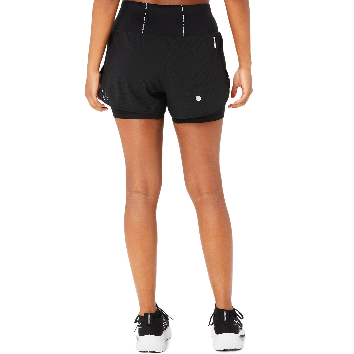 Imagen 2 del producto Short ASICS Road 2-N-1 3.5in - Femenino - Negro