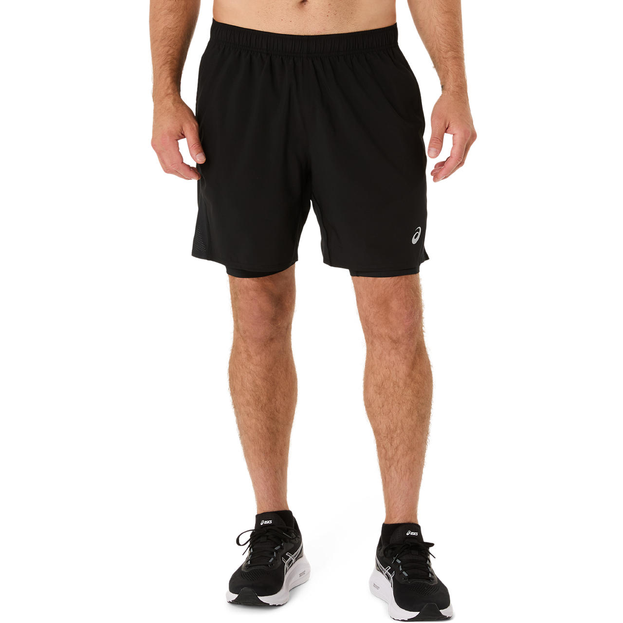 Imagen 1 del producto Short ASICS Silver 2-N-1 7In Short - Masculino - Negro