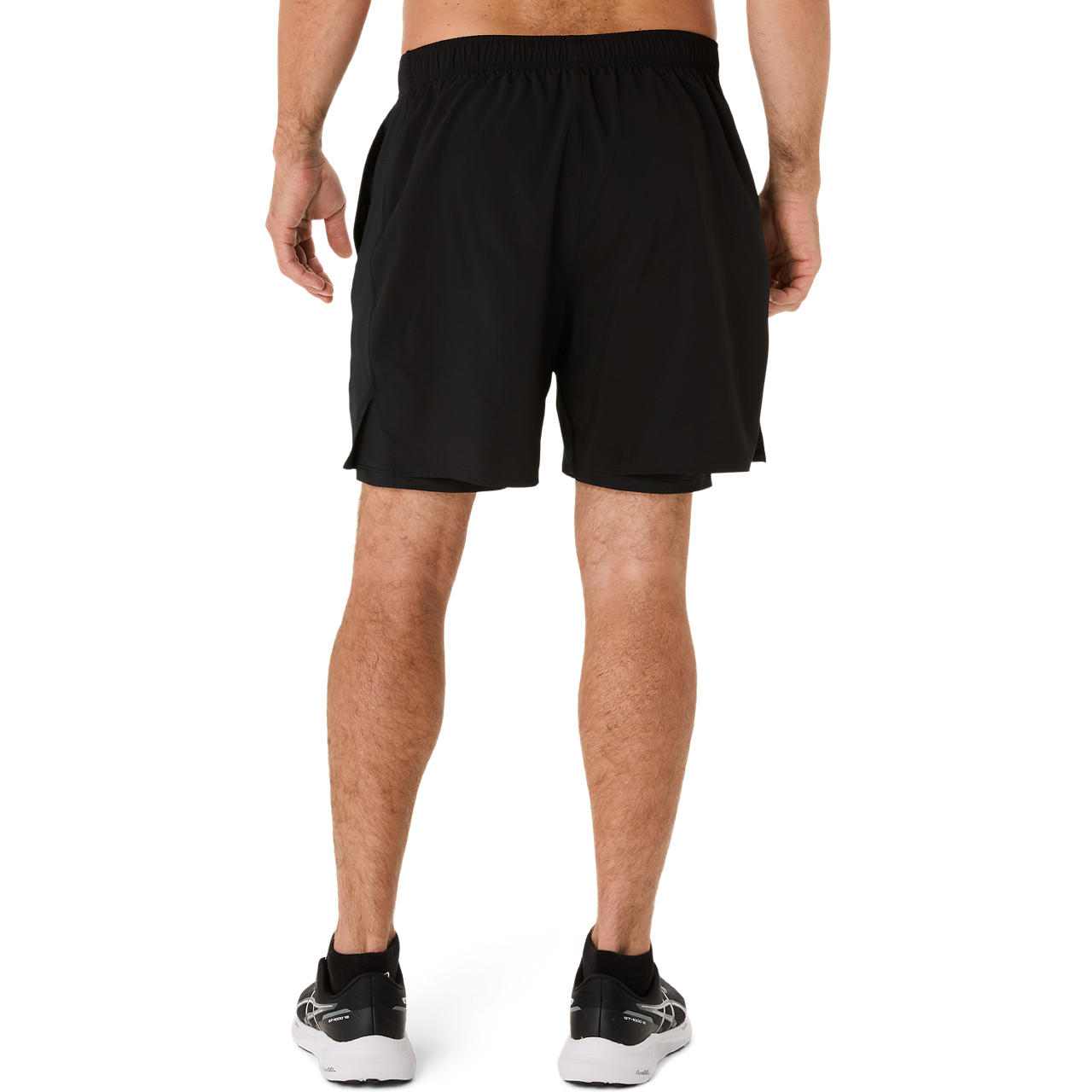Imagen 2 del producto Short ASICS Silver 2-N-1 7In Short - Masculino - Negro