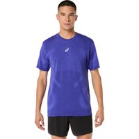 Polera ASICS Road Seamless SS Top - Manga corta - Masculino - Azul