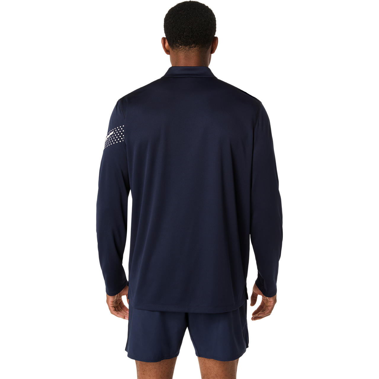 Imagen 2 del producto Polera ASICS Icon LS 1/2 Zip Top - Manga Larga - Masculino - Azul