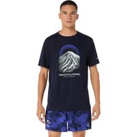 Polera ASICS Fujitrail Logo SS Top - Manga corta - Masculino - Azul