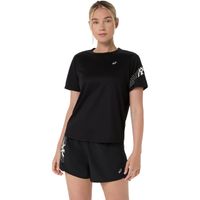 Polera ASICS Icon SS Top - Manga corta - Femenino - Negro