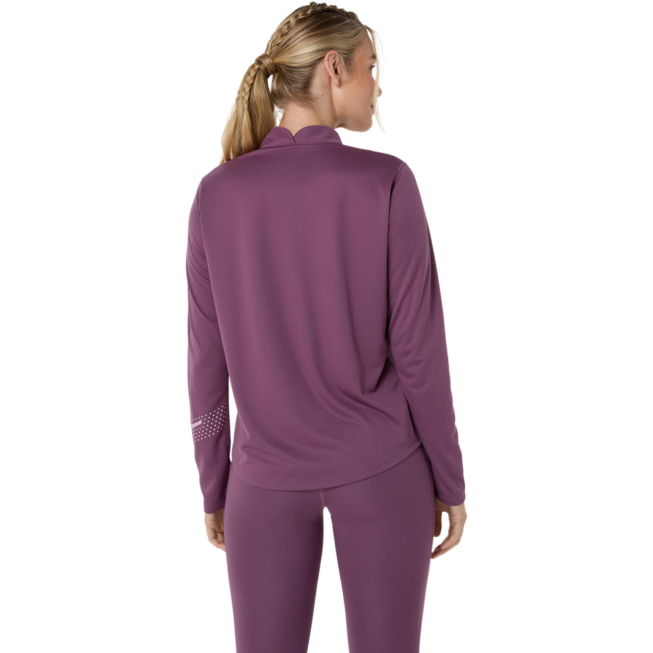Imagen 2 del producto Polera ASICS Icon 1/2 Zip LS Top - Manga Larga - Femenino - Morado
