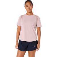 Polera ASICS Road SS Top - Manga corta - Femenino - Rosado
