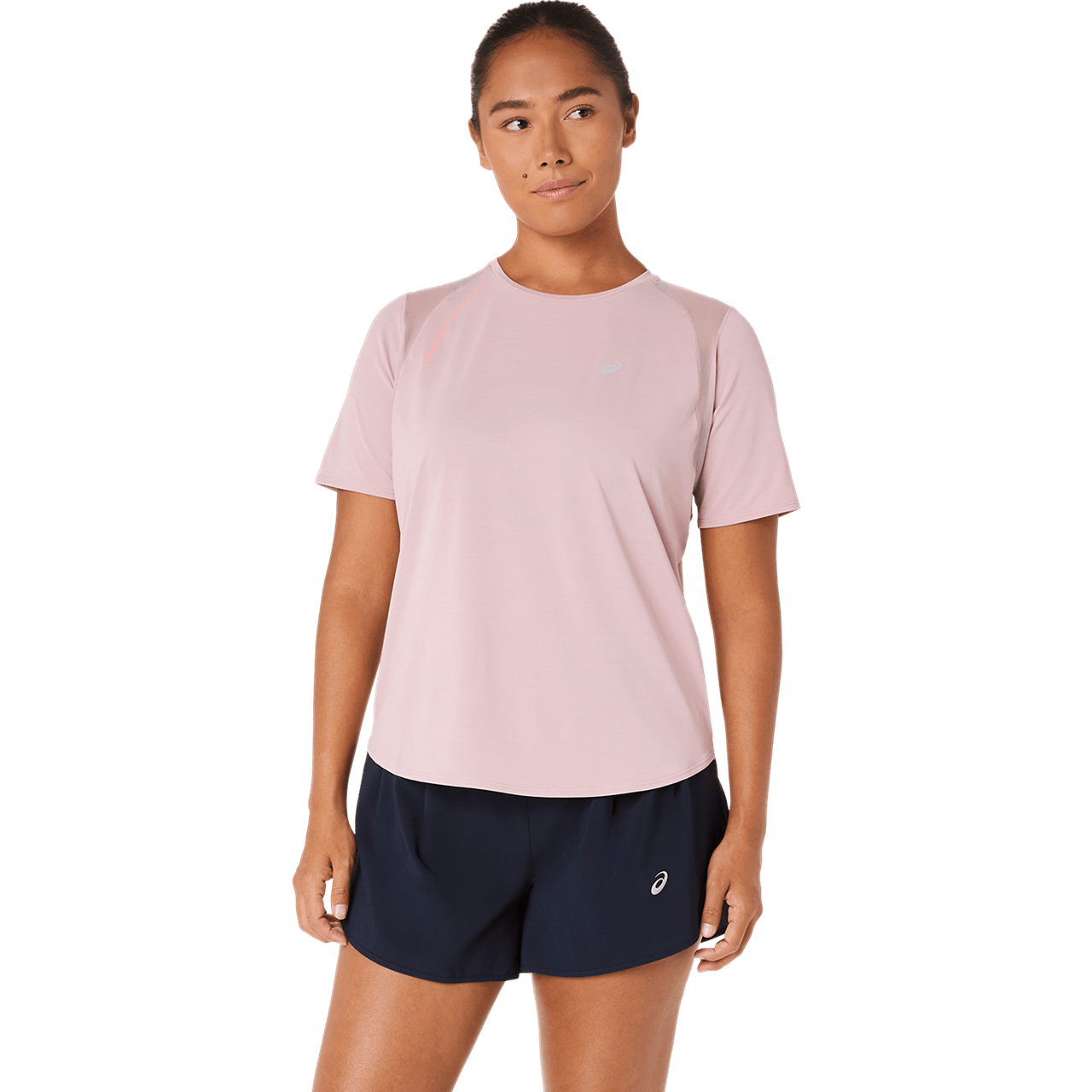 Polera ASICS Road SS Top - Manga corta - Femenino - Rosado