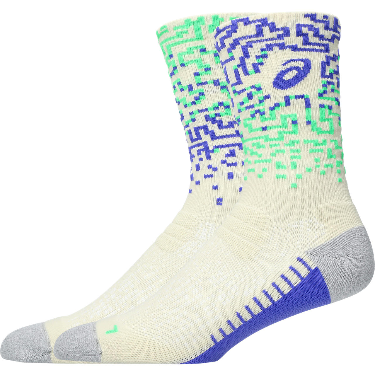 Imagen 2 del producto Calcetines ASICS Performance Run Sock Crew - Unisex - Beige