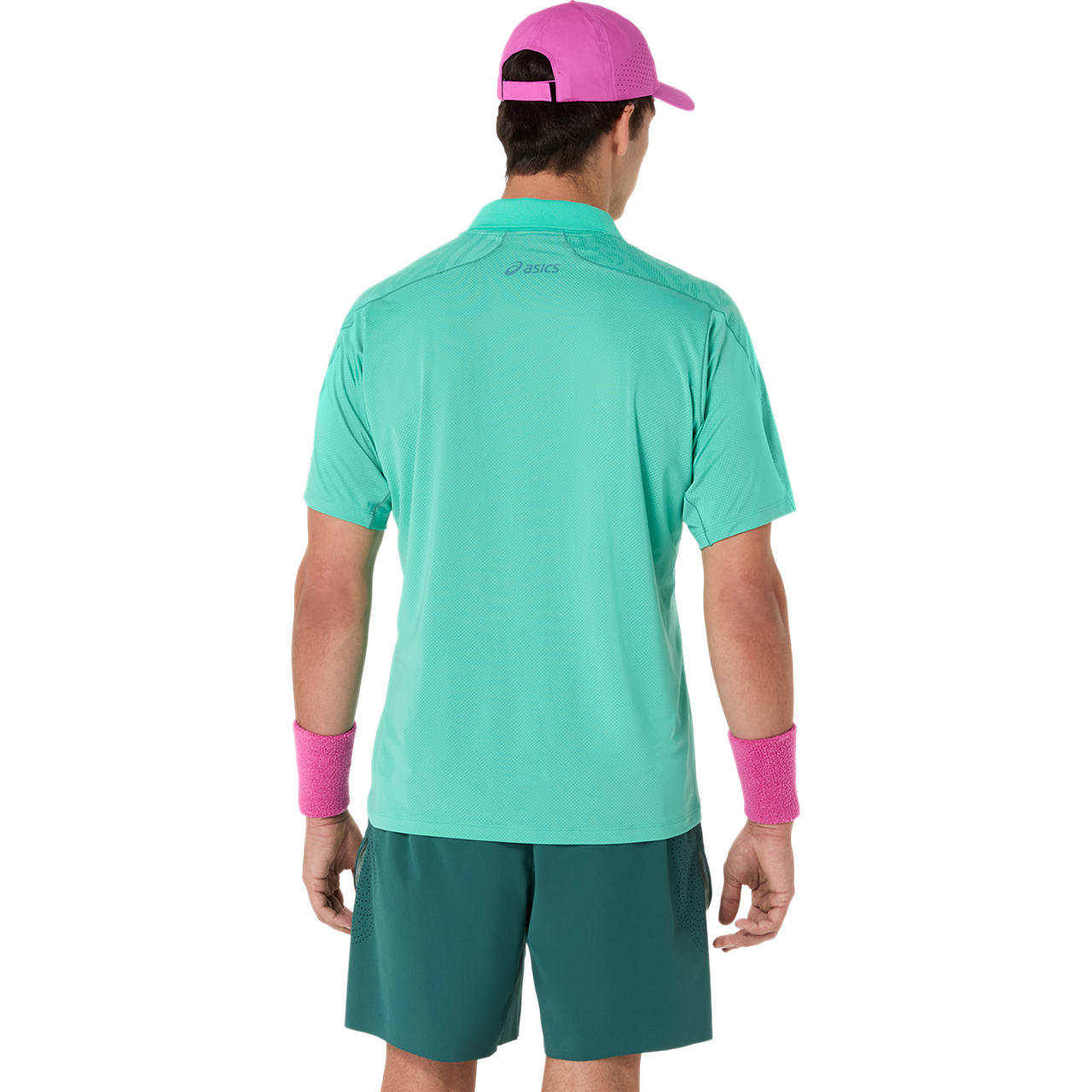 Imagen 2 del producto Polera ASICS Match Jacquard Polo SS Top - Manga corta - Masculino - Verde