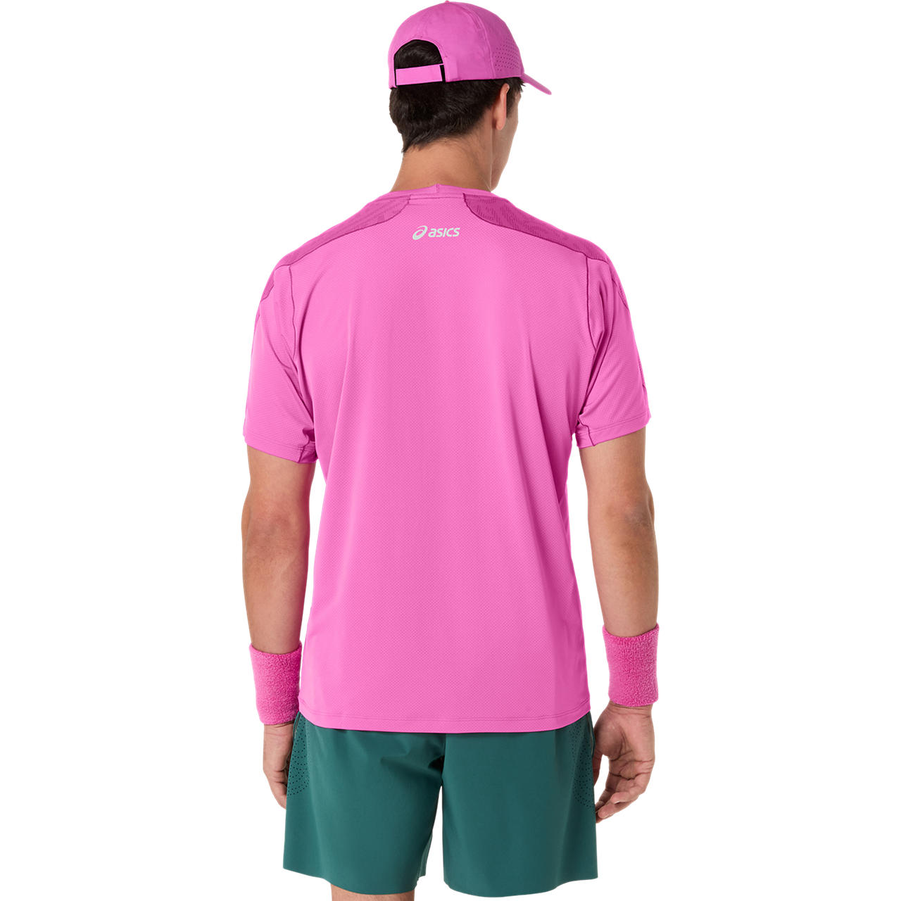 Imagen 2 del producto Polera ASICS Match Jacquard SS Top - Manga corta - Masculino - Rosado