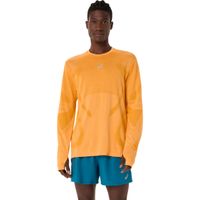 Polera ASICS Road Seamless LS Top - Manga larga - Masculino - Naranjo