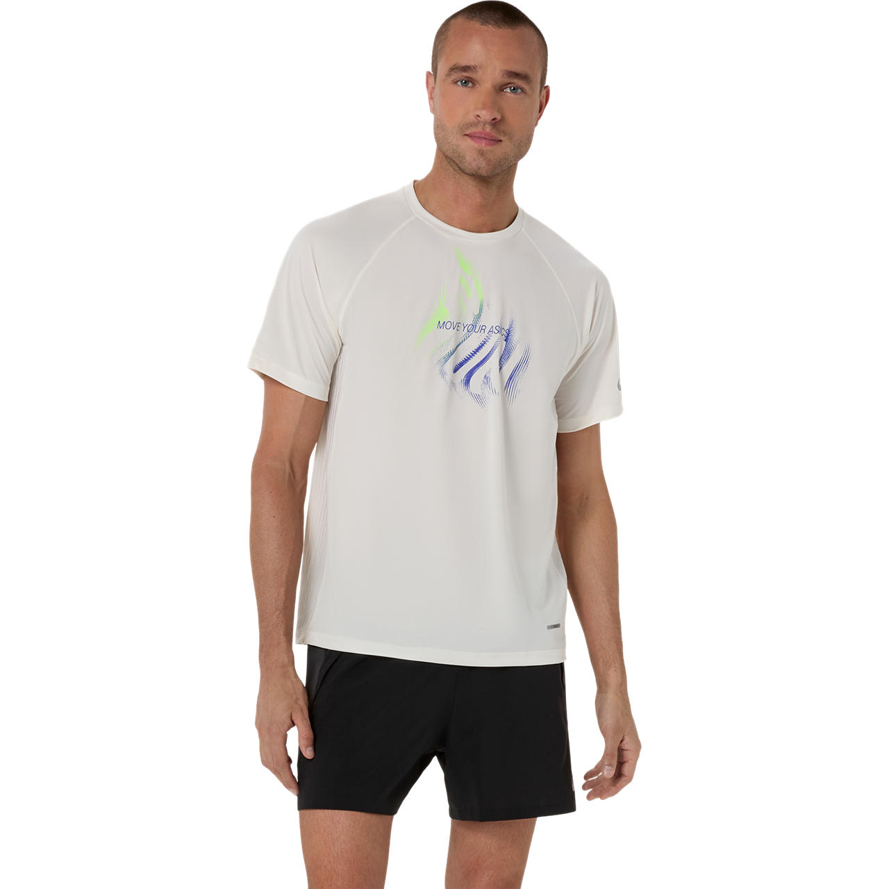 Imagen 1 del producto Polera ASICS Road Graphic SS Top - Manga corta - Masculino - Blanco