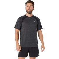 Polera ASICS Road SS Top - Manga corta - Masculino - Gris